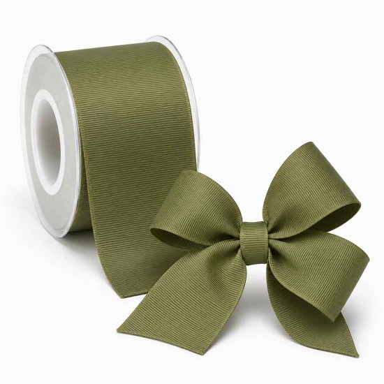 Cinta Gros 9mm #2 - Pieza 5 metros - VERDE SAUCE #563