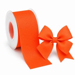 Cinta Gros 38mm #9 - Rollo 5 metros - NARANJA TORRIDA #750