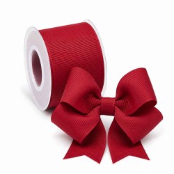 Cinta Gros 9mm #2 - Pieza 5 metros - ROJO CEREZA #789
