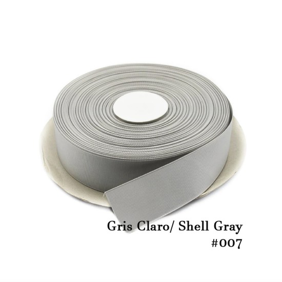 Cinta Gros 9mm (N° 2) - Rollo 5 metros - GRIS CLARO #007
