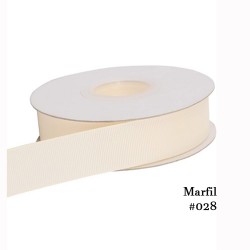 Cinta Gros 9mm (N° 2) - Rollo 5 metros - MARFIL #028