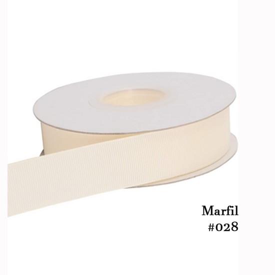 Cinta Gros 9mm (N° 2) - Rollo 5 metros - MARFIL #028