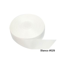 Cinta Gros 38mm #9 - Rollo 5 metros - BLANCO #029