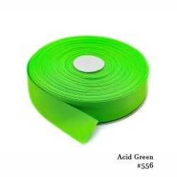 Cinta Gros 38mm #9 - Rollo 5 metros - VERDE ACIDO #556