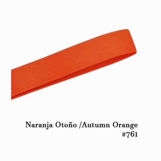 Cinta Gros 38mm #9 - Rollo 5 metros - NARANJA OTOÑO #761