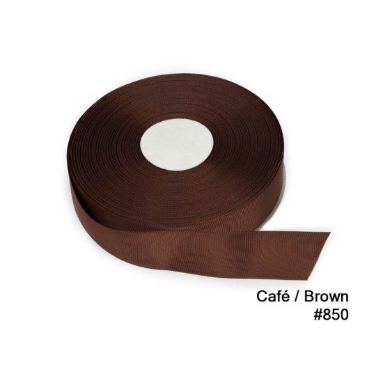 Cinta Gros 9mm #2 - Pieza 5 metros - CAFE #850