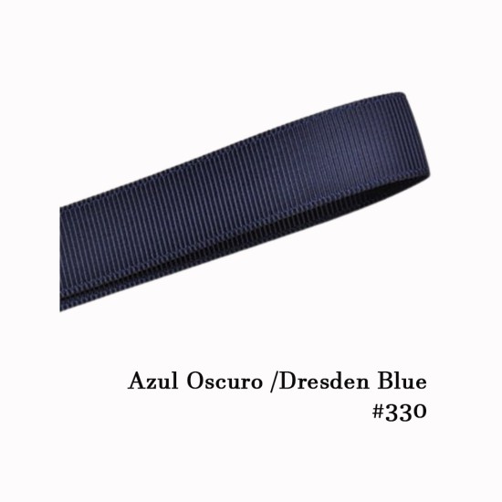 Cinta Gros 9mm #2 - Pieza 5 metros - AZUL OSCURO #330