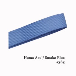 Cinta Gros 25mm #5 - Pieza de 5 metros - AZUL HUMO #363