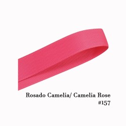 Cinta Gros 9mm (N° 2) - Rollo 5 metros - ROSADO CAMELIA #157