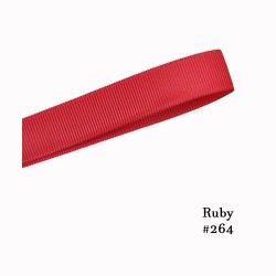 Cinta Gros 9mm (N° 2) - Rollo 5 metros - ROJO RUBY #264