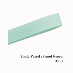 Cinta Gros 9mm (N° 2) - Rollo 5 metros - VERDE PASTEL #513