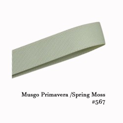Cinta Gros 38mm #9 - Rollo 5 metros - VERDE MUSGO PRIMAVERAL #567