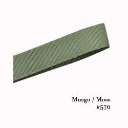 Cinta Gros 38mm #9 - Rollo 5 metros - VERDE MUSGO #570