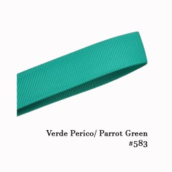 Cinta Gros 38mm #9 - Rollo 5 metros - VERDE PERICO #583