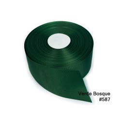 Cinta Gros 38mm #9 - Rollo 5 metros - VERDE BOSQUE #587