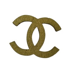 Aplique de MDF al Natural 3cms - Chanel