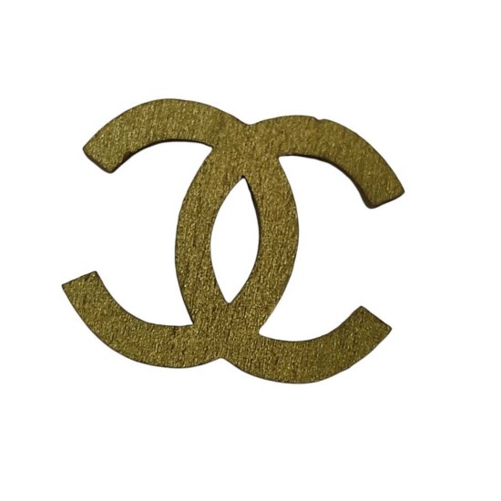 Aplique de MDF al Natural 3cms - Chanel