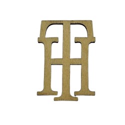 Aplique de MDF al Natural 3cms - Tommy H