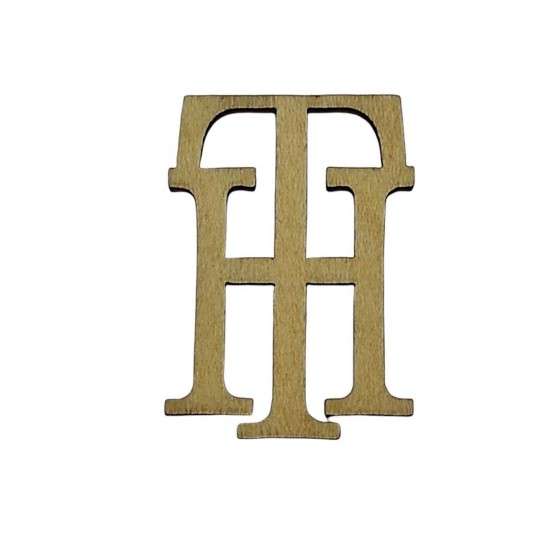 Aplique de MDF al Natural 3cms - Tommy H