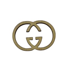 Aplique de MDF al Natural 3cms - Gucci 