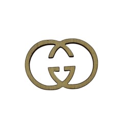 Aplique de MDF al Natural 3cms - Gucci 