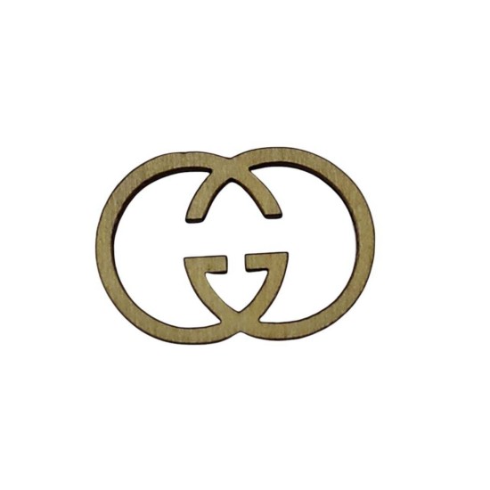 Aplique de MDF al Natural 3cms - Gucci 