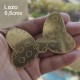 Aplique de Acrilico Dorado - Por Unidad