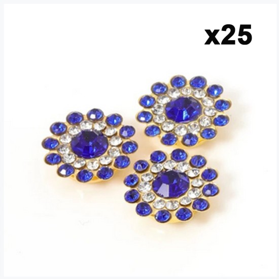 Cuentas de Metal Fino para Joyería o Lazos - Pack de 25