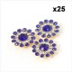 Cuentas de Metal Fino para Joyería o Lazos - Pack de 25