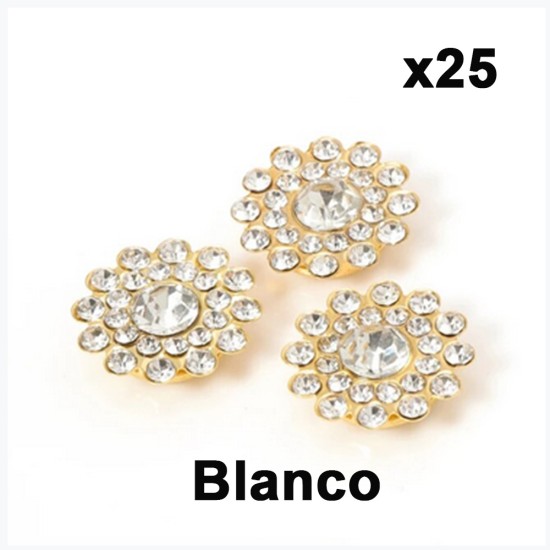 Cuentas de Metal Fino para Joyería o Lazos - Pack de 25