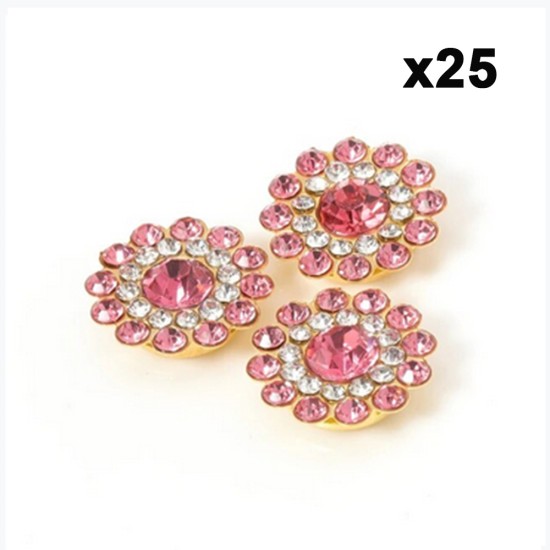 Cuentas de Metal Fino para Joyería o Lazos - Pack de 25
