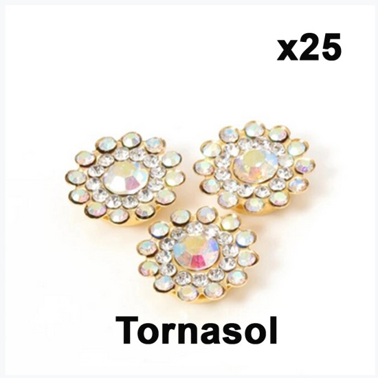 Cuentas de Metal Fino para Joyería o Lazos - Pack de 25