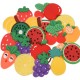 Aplique de PVC - Frutas  (Pack de 4)