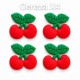 Aplique de Goma - Frutas (Pack de 4) Aplique de Goma - Frutas (Pack de 4)