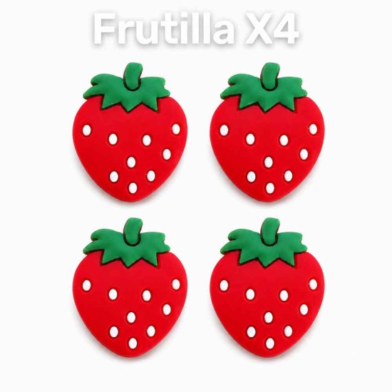 Aplique de Goma - Frutas (Pack de 4) Aplique de Goma - Frutas (Pack de 4)