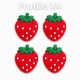 Aplique de Goma - Frutas (Pack de 4) Aplique de Goma - Frutas (Pack de 4)