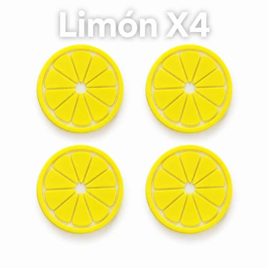 Aplique de Goma - Frutas (Pack de 4) Aplique de Goma - Frutas (Pack de 4)