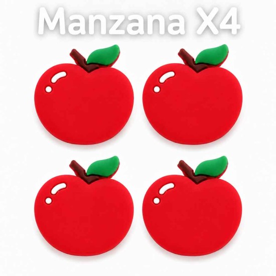 Aplique de Goma - Frutas (Pack de 4) Aplique de Goma - Frutas (Pack de 4)