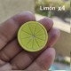 Aplique de PVC - Frutas  (Pack de 4)
