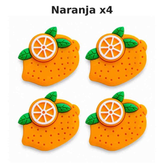Aplique de Goma - Frutas (Pack de 4) Aplique de Goma - Frutas (Pack de 4)