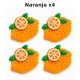 Aplique de Goma - Frutas (Pack de 4) Aplique de Goma - Frutas (Pack de 4)