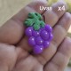 Aplique de PVC - Frutas  (Pack de 4)