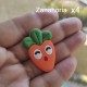 Aplique de PVC - Frutas  (Pack de 4)