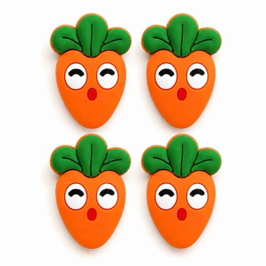 Aplique de Goma - Frutas (Pack de 4) Aplique de Goma - Frutas (Pack de 4)