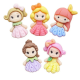 Apliques de Resina - Mini muñecas Kawai (x10)