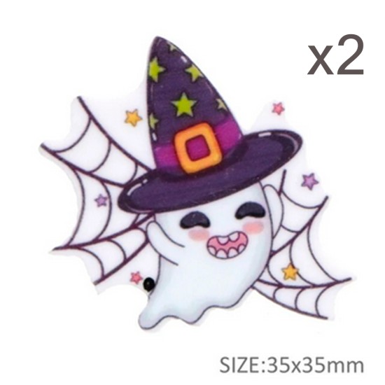 Aplique de Resina Plana - Halloween #4- x2pcs
