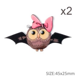 Aplique de Resina Plana - Halloween #2 - x2pcs