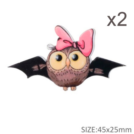 Aplique de Resina Plana - Halloween #2 - x2pcs