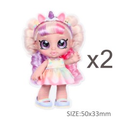 Aplique de Resina Plana - Muñeca #1 - x2pcs ✔️