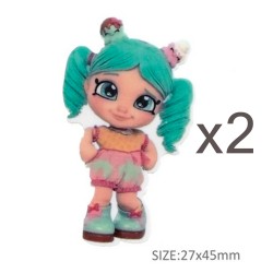 Aplique de Resina Plana - Muñeca #8 - x2pcs✔️